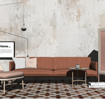 精品客厅设计家具模型 (16)